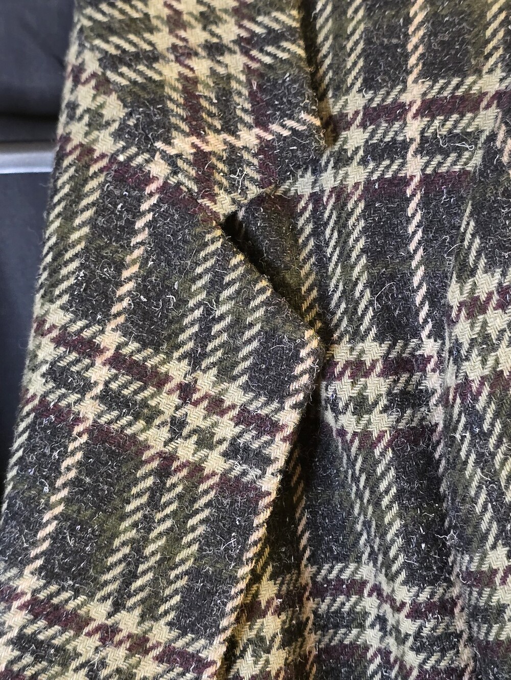 Vintage 90's Sag Harbor Hounds Tooth Wool Blend Blazer Jacket Size 16 - Picture 6 of 6